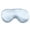 Light Blue, variant on Fishers Finery 25 Momme Mulberry Silk Sleep Mask | Prevents Wrinkles | Travel Mask (Black)