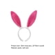 thumbnail image 5 of 5 Diademas Pascua Con Orejas Conejo para Cosplay Mujeres Y Niñas (+ Rosa) Blanco Rojo, 5 of 5