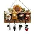 thumbnail image 2 of Stylish Key Holder Wall Mounted With Hooks Decorative Key Rack Organizer For Home Entryway Modern Design, 2 of 7