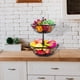 thumbnail image 4 of Soporte para de de 2 niveles, soporte para verduras, estante para encimera de cocina, contenedor organizador de , aperitivos Soledad Cesta de almacenamiento de frutas, 4 of 10