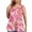 Pink-3, variant on Virmaxy Women's Large Size Tank Top Trendy Printed Sleeveless Blouse Loose Fit Round Neck Vest Going Out Spring Beach Vacation Oufits Modern Clothes Green-1 L