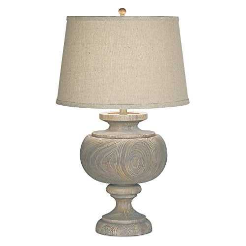Pacific Coast Lighting Kathy Ireland Grand Maison Table Lamp In Grey With Linen Shade Com Pacific Coast Lighting Kathy Ireland, Large Table Lamp Shades Ireland