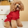 thumbnail image 3 of Valentine Dog Sweater Dog Valentines Clothes Outfit Knitted Heart Sweater for Small Medium Large Dogs Pets (Red, X-Large), 3 of 10