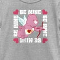 thumbnail image 2 of Girl's Care Bears Valentine's Day Love-a-Lot Bear Be Mine Graphic Tee Athletic Heather Large, 2 of 5