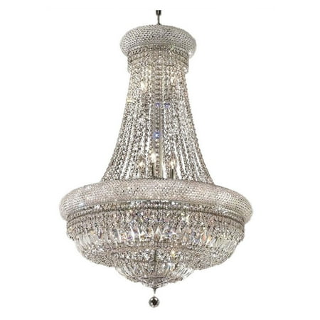 

Phube Lighting French Empire Chrome Crystal Chandelier Modern Hanging Light Luxury Pendant Lamp