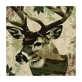 thumbnail image 4 of WYYP Deer Head Camouflage Floral Pattern Square Tablecloth 100% Polyester Fiber 36*36, 4 of 8