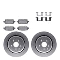 thumbnail image 3 of KarParts360 For Infiniti G35 2008 Rotors And Brake Pads Rear | Cast Iron | Vented | Ceramic Pads | Performance/Racing Driving Style | Plain Rotor Style | 5 Lugs, 3 of 4