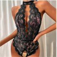 thumbnail image 3 of Women's Sexy-Lingerie Babydoll Sleepwear Underwear Lace Dress G-string Nightwear, 3 of 5