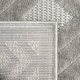 thumbnail image 6 of Laddha Home Designs 5' x 7' Geometric Diamond Indoor Outdoor Area Throw Rug - Gray, 6 of 9