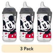(3 pack) NUK First Choice Mickey Active Sippy Cup, 10 oz, 1 pack