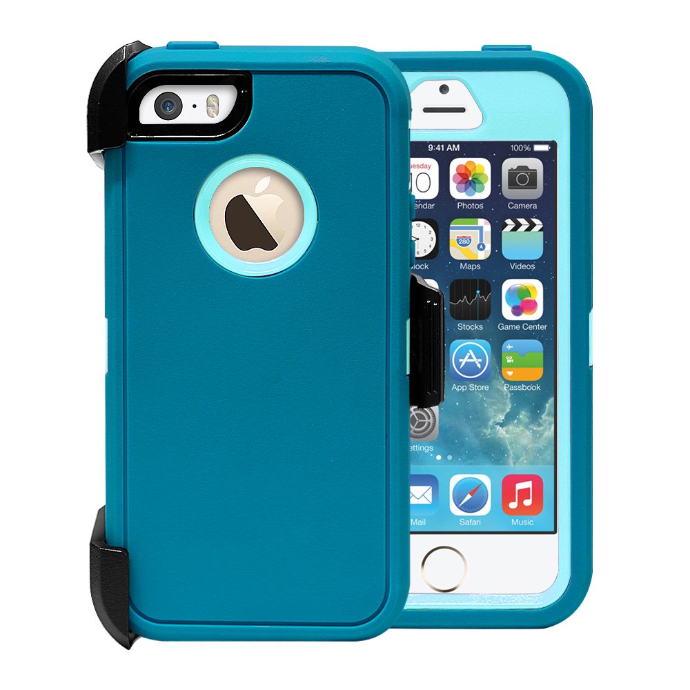 iPhone 5/5S/SE Case, [Full body] [Heavy Duty Protection] Shock
