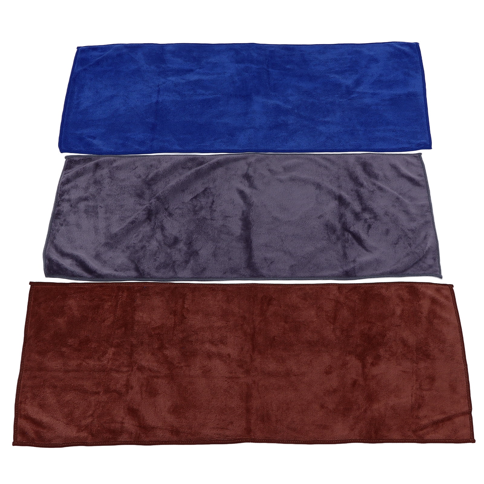 Noref 3Pcs Multifunctional Microfiber Car Towels Super Absorben Car Wash Drying Towels Double