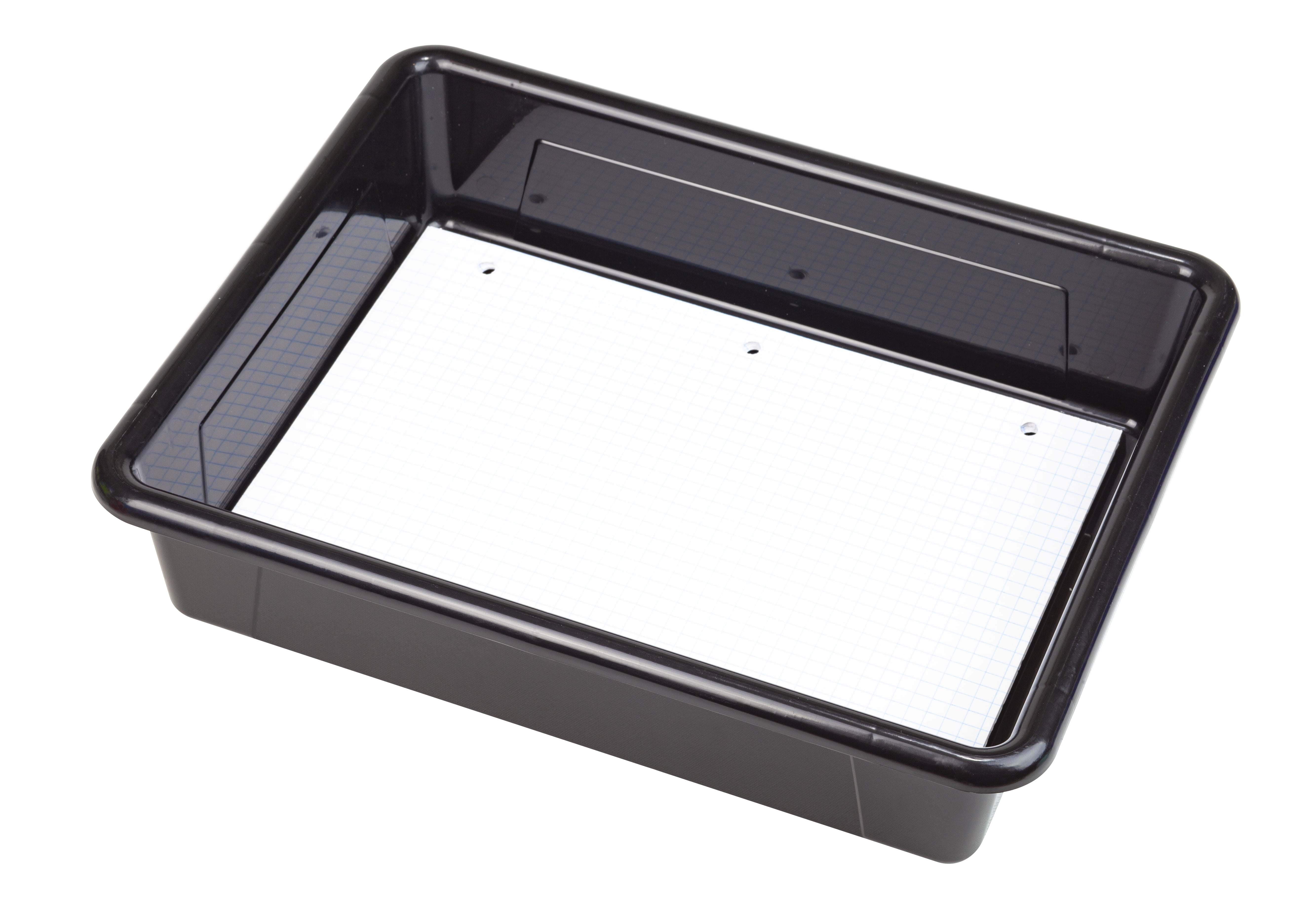 Pen+Gear Plastic Letter Tray, Letter Size Paper Sorter, Deep Black