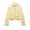 Yellow, variant on Edvintorg Womens Jacket Polka Dot Lightweight Long Sleeve Casual Loose Coat Fall Winter Outerwear with Buttons Trendy Womens Clothes White L