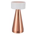 thumbnail image 1 of Portable Metal LED Table Lamp with Dimmable Touch Sensor Rechargeable Desk Lamp, 3 Levels Brightness, Bedside Lamp, Night Light for Kids Nursery, Rose Gold, 1 of 8