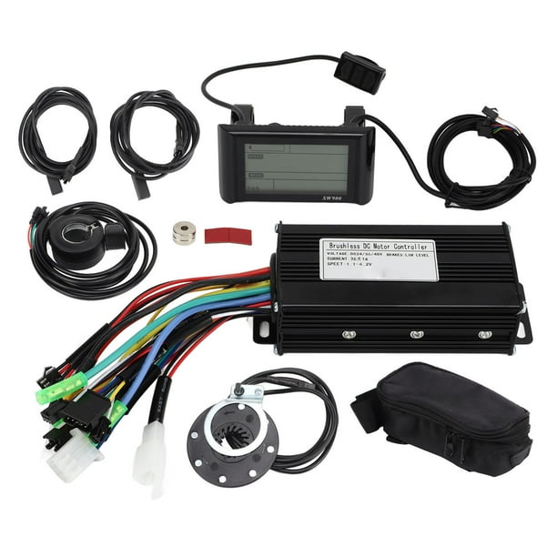 Kit de controlador de motor de bicicleta eléctrica, kit de conversión de bicicleta eléctrica, kit de conversión de scooter de bicicleta eléctrica, kit de panel controlador de bicicleta eléctrica, fun