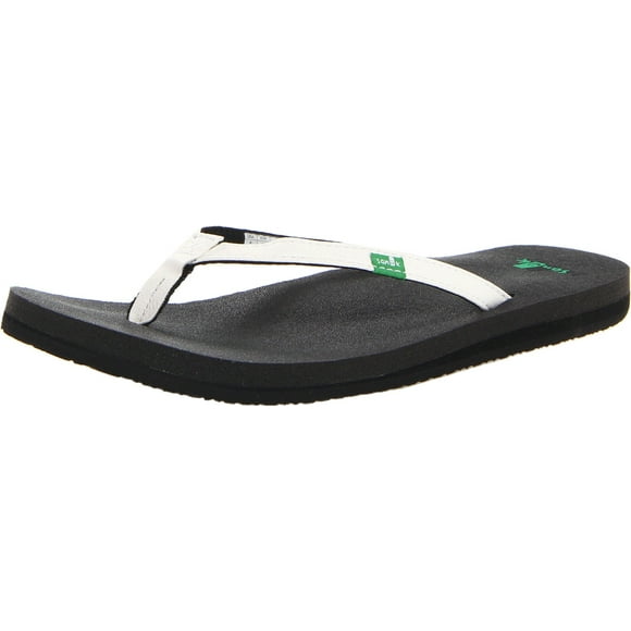 Sanuk Women's Yoga Joy Flip Flop,White,7 M US