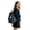Blue, variant on Checkered Backpack, Large Capacity Casual Daypack with Drawstring Flap, Durable Nylon Rucksack for Teen Outdoor & Daily Commute 7.9x7.9 Inches