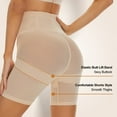 thumbnail image 3 of Tummy Control Body Shaper Shorts - High Waist Thigh Slimmer Panties Shapewear, 3 of 7