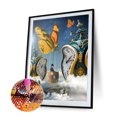thumbnail image 1 of Cuadros Decorativos 5D bricolaje reloj despertador trenzado diamante pintura taladro redondo completo artesanías de diamantes de imitación DQrwqpou Nuevos Originales, 1 of 9
