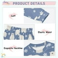 thumbnail image 4 of joogoo Bear with Snow 2 Piece Long Sleeve Tee and Pants Cotton Pajama Set 6Y, 4 of 7