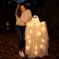 thumbnail image 4 of Tuvgenk garden lights outdoor Ghost Battery Landscape Light LED Hanging Yellow Polyester, 4 of 6