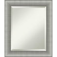 thumbnail image 2 of Amanti Art Elegant Brushed Pewter Beveled Wood Wall Mirror 28.75 x 40.75 in., 2 of 5