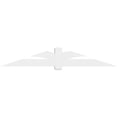 thumbnail image 2 of 96"W x 16"H x 6"D x 6"F, 4/12 Pitch, Redmond Architectural Grade PVC Gable Bracket, 2 of 8