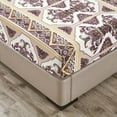 thumbnail image 4 of DaDa Bedding Majestic Oriental Kilim Fitted Sheet - w/ Pillow Cases Royal Persian Traditional Design Intricate Ornate Ornament Print, 4 of 9