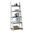 thumbnail image 2 of 5-Tier Shelves,Bookshelf, Storage Rack, Bookcase with Rubber Wood Frame, Ladder Shelf for Living Room, Home Office, Kitchen, Bedroom,, 2 of 9