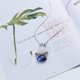 thumbnail image 5 of Linda ángel Ala Crystal Colgante Collar de Azul Fernando Collar colgante de cristal, 5 of 8