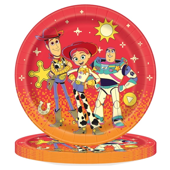 Toy Story 8 Count 8.5IN Multicolor Dinner Paper Plates