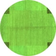 thumbnail image 1 of Ahgly Company Indoor Round Abstract Green Contemporary Area Rugs, 5' Round, 1 of 1