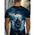 thumbnail image 2 of "Luxury men's new T-shirt, showing a stunning sea view - very high quality, 2 of 6