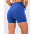 thumbnail image 2 of Shorts CRZ YOGA Sensación Desnuda 4" Cintura Alta Azul M, 2 of 4