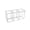 #-【Clear】| Organiseur de bureau, variant on Boîte de Rangement Compartimentée pour Stylos - Organisateur de Bureau pour Cosmétiques - Organisateur Multifonctionnel Divisé, Blanc, JKODE