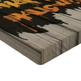 thumbnail image 2 of Ambesonne Halloween Fitted Sheet, Words Bats Art, Twin Size, Multicolor, 2 of 3