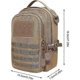 thumbnail image 5 of Molle Multi-function Tactical Tool Bag - Military Edc Bag - Tactical Molle Pouch for camping, hiking, cycling, 5 of 5