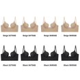 thumbnail image 3 of Push Up Plus Size Deep U Plunge Bra Multiway Clear Straps Low Back Cut Lingeries Newway CPDD, 3 of 5