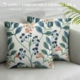 thumbnail image 3 of ONETECH  Decorative Throw Pillow Cover Farmhouse Floral Pillowcase for Living Room Sofa Bed (Bird Flower), 3 of 5