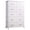 White, variant on Bedside Table For Bedroom With 10 Fabric Drawers Storage Cabinet Steel Frame Closet For Clothes Storage Display Cabinet