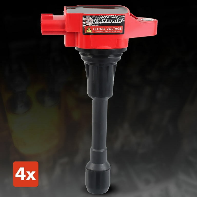Free Shipping! CarBole Set of 4 Ignition Coil and Iridium