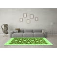 thumbnail image 3 of Ahgly Company Indoor Rectangle Oriental Green Modern Area Rugs, 8' x 10', 3 of 4