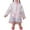 Pink, variant on Kids Poncho Girls Boys Cute Cartoon Baby Transparent Fashion Wrapped Eva Rainy Day Outdoor Convenient Durable Lightweight Sky Blue Rain Coat Sizes L