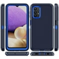 thumbnail image 5 of NIFFPD Galaxy A32 5G Case, Samsung A32 5G Case, Heavy Duty Military Grade Protection Shockproof Protective Case for Samsung Galaxy A32 5G Dark Blue+Blue, 5 of 5