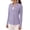 #0334-Purple, variant on Womens Long Sleeve Half Zip Pullover Stand Collar Athletic Tops Casual Slim Fit Workout Shirts with Thumb Holes