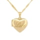 thumbnail image 2 of Cadena CON DIJE DE Corazón RELICARIO Casa del Anillo Oro SÓLIDO 14K amarillo 45 cm, 2 of 7