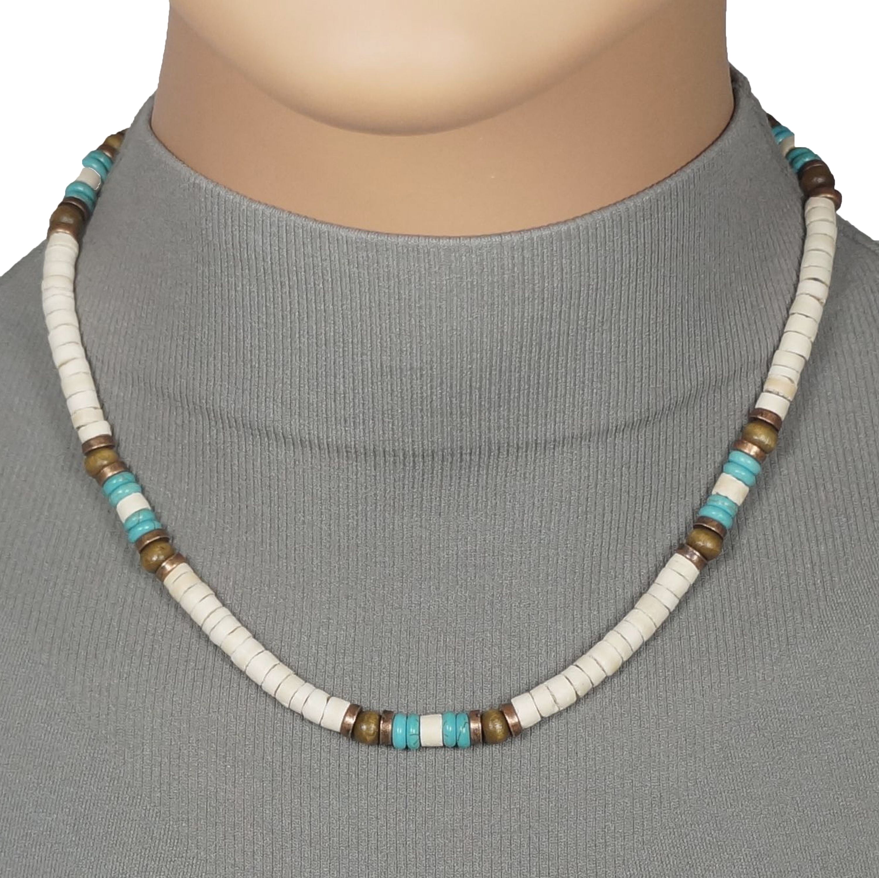 FROG SAC White Puka Shell Necklace – Adjustable 18" With Extender, Genuine Shell Beads For Men & Women - View #11