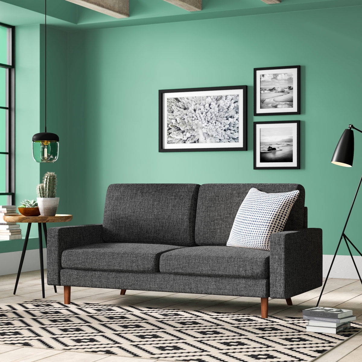 US Pride 70" Square Arm Sofa
