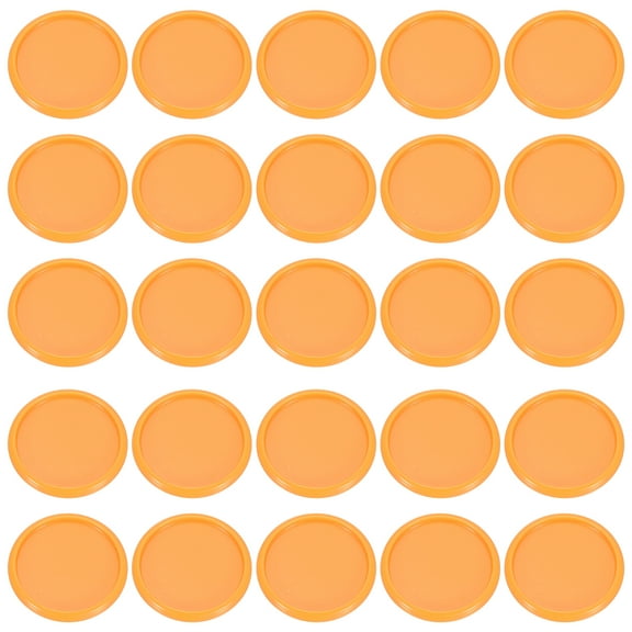 Uxcell 55 Pcs Discbound Expansion Discs, Orange Round Shape, 1-1/2" OD and 0.2" Thick